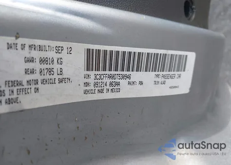 2013 Fiat 500 Pop from USA, damaged, VIN 3C3CFFAR0DT530946